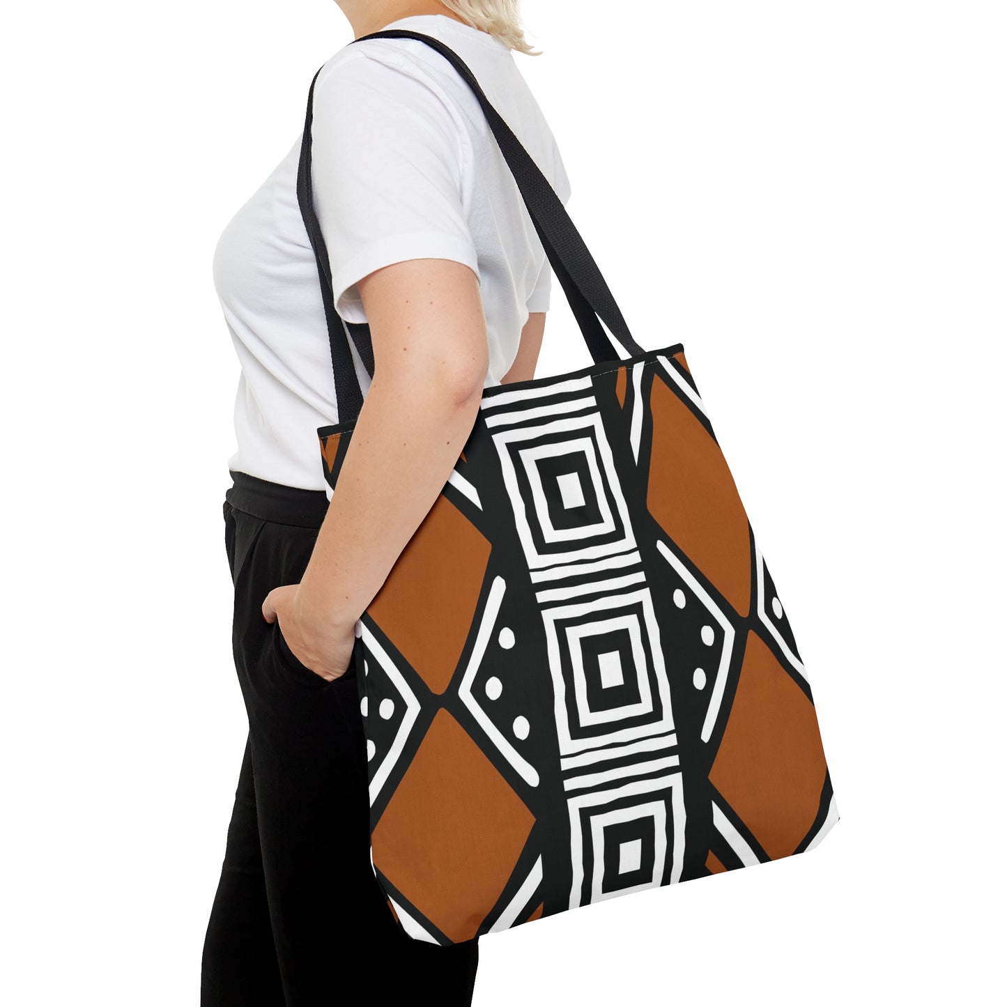 Kanko Mud Cloth Print Tote Bag