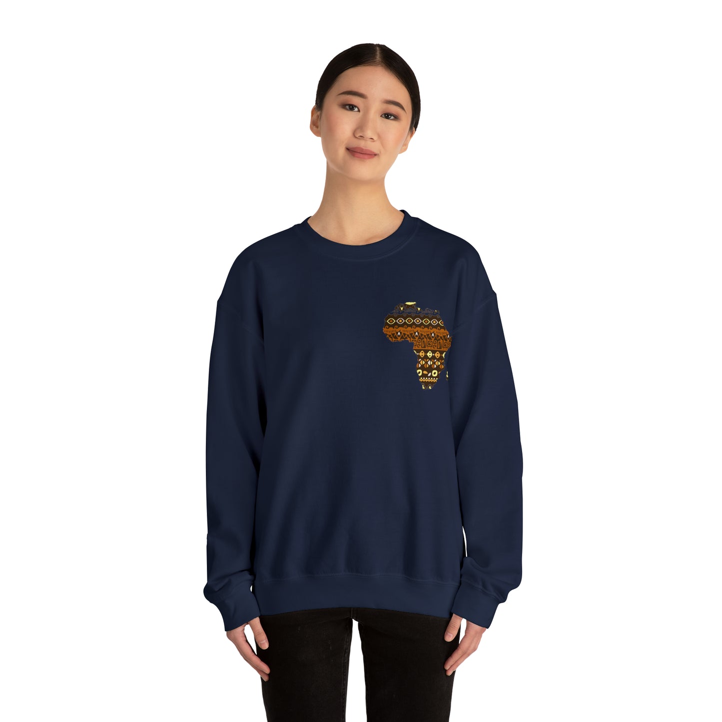 Sahara African Map Crest Unisex Sweatshirt