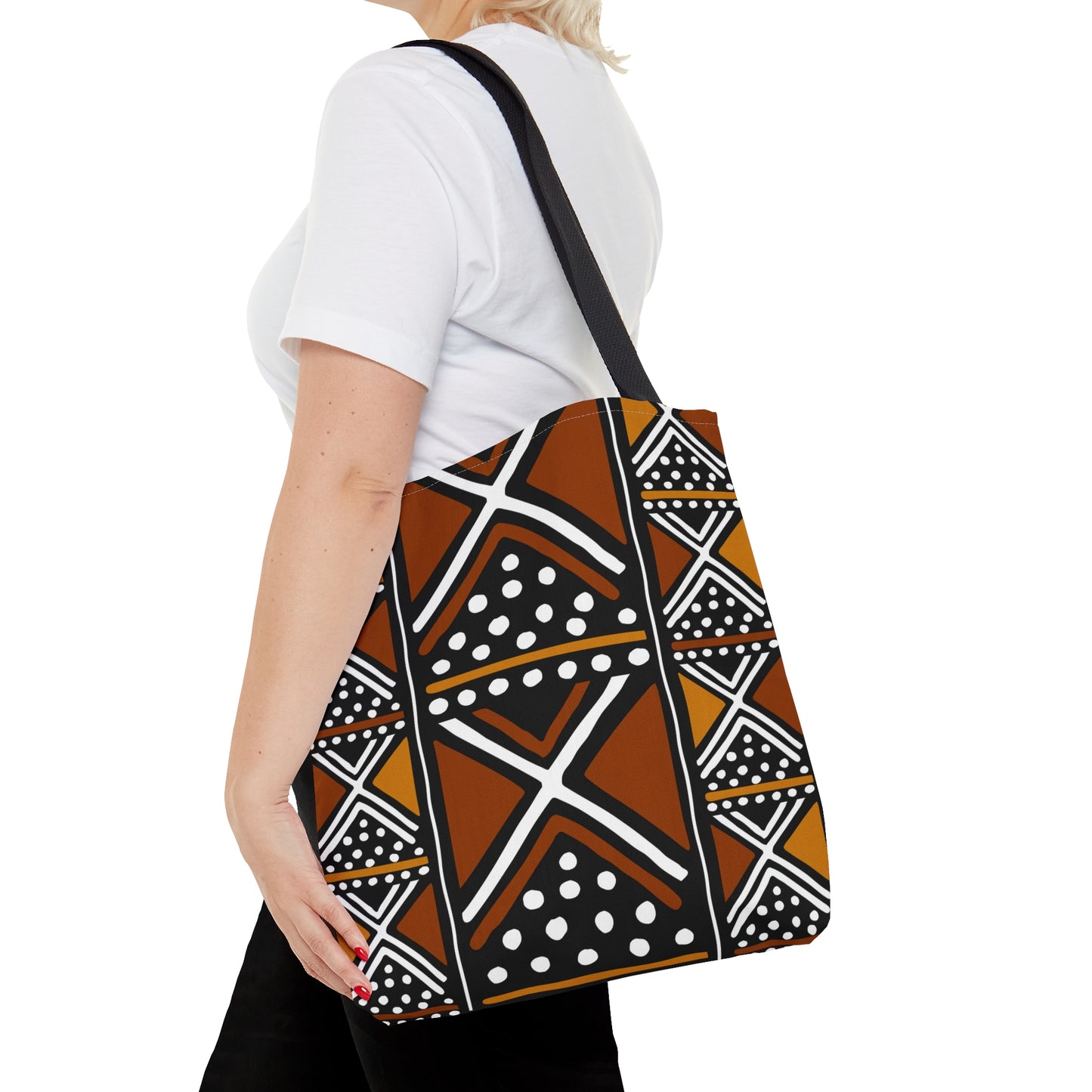 Bami Mud Cloth Print Tote Bag