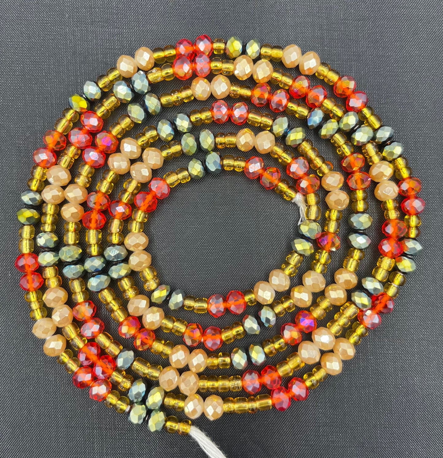 Skittles Thick Tie On Waist Beads