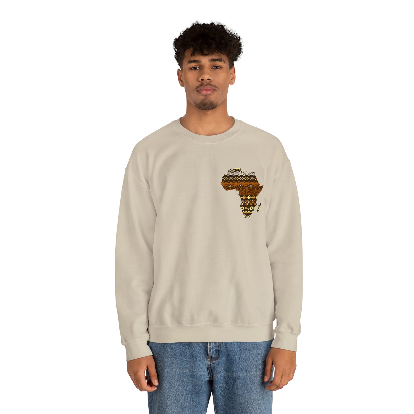 Sahara African Map Crest Unisex Sweatshirt