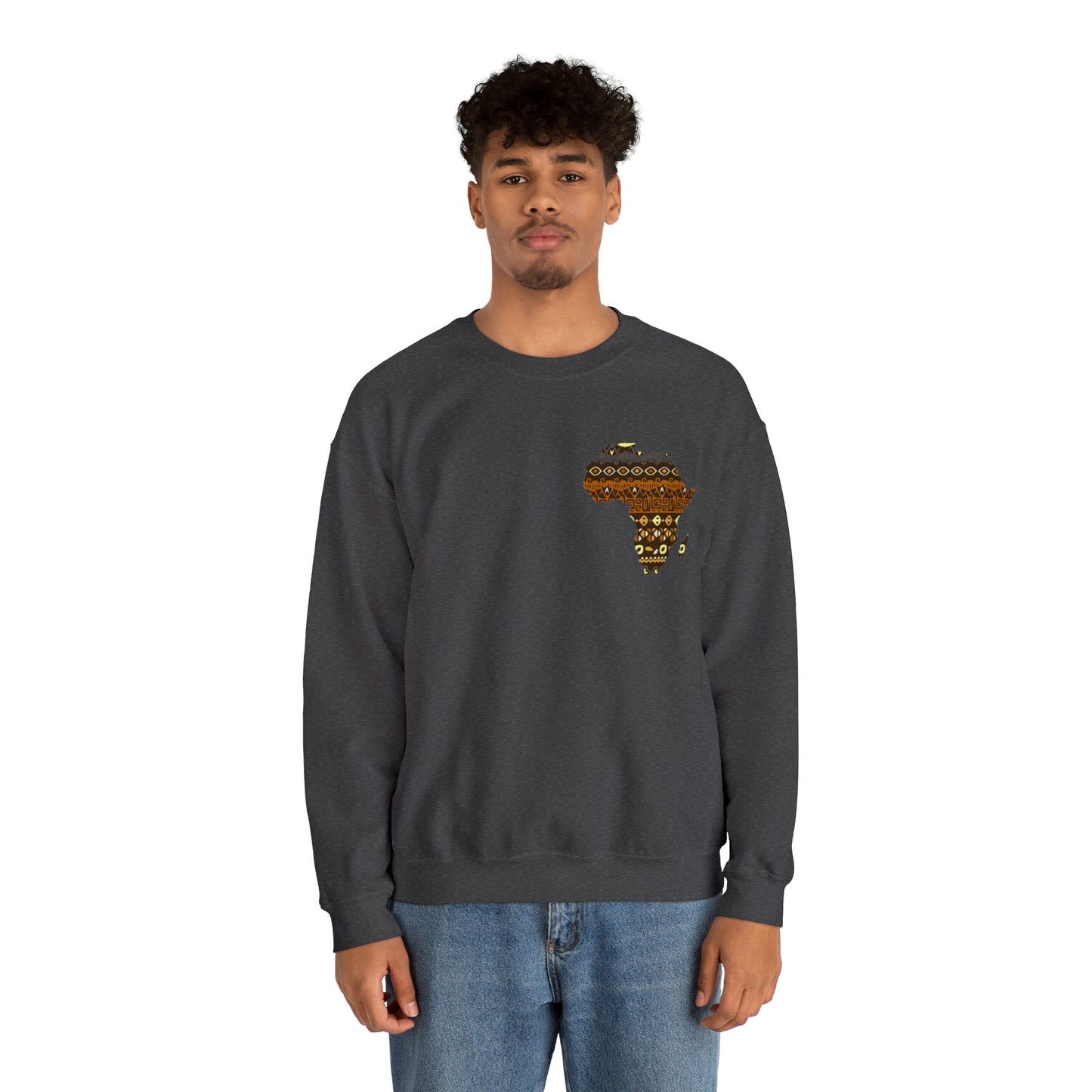 Sahara African Map Crest Unisex Sweatshirt