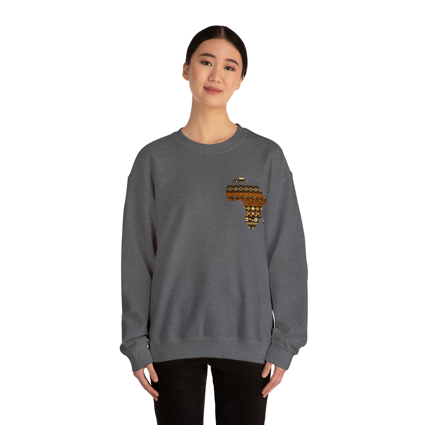 Sahara African Map Crest Unisex Sweatshirt