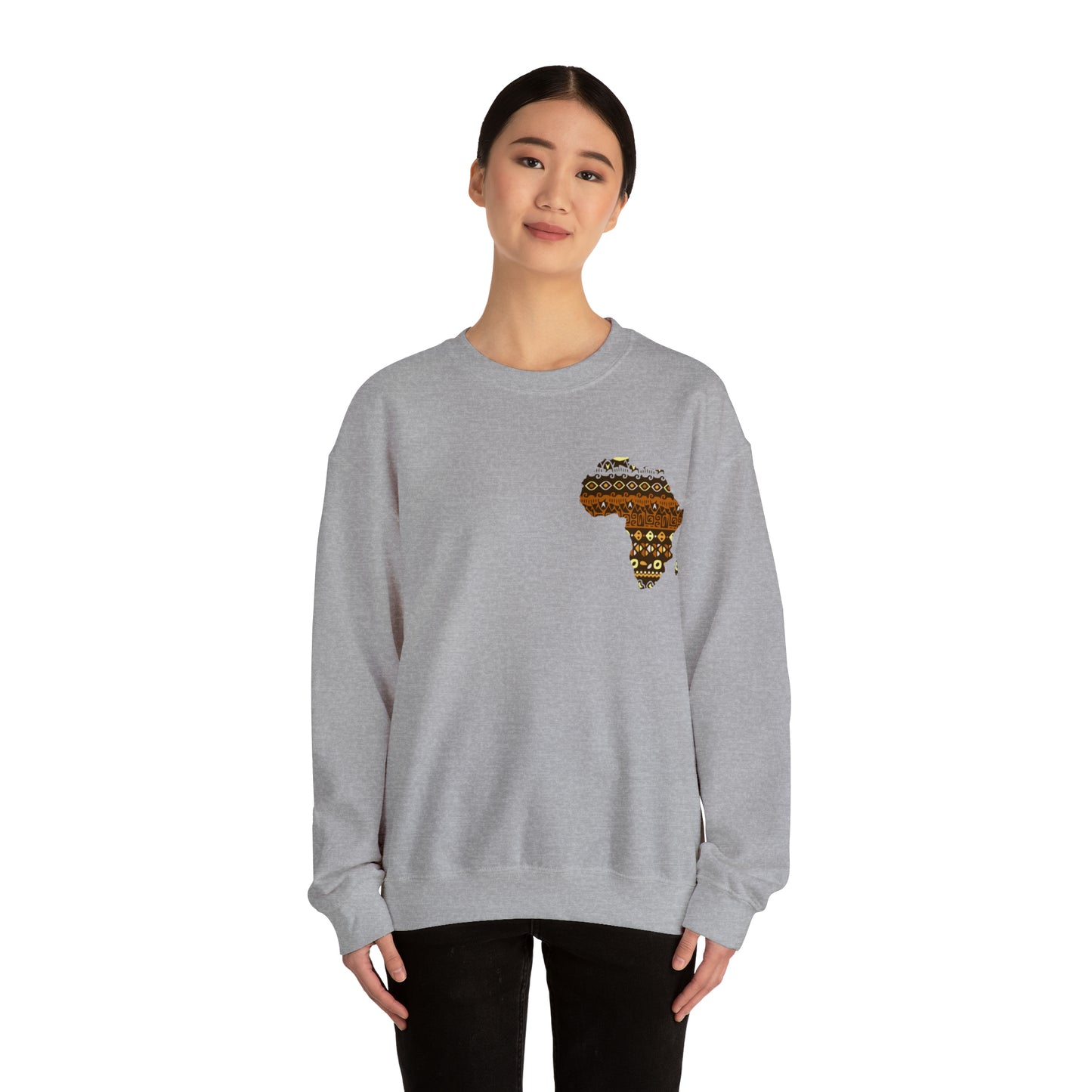 Sahara African Map Crest Unisex Sweatshirt