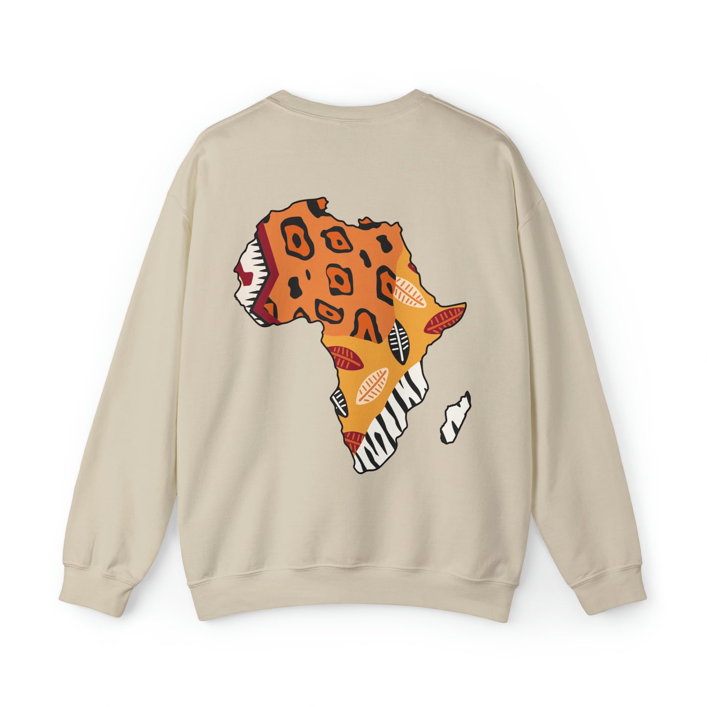 Fela ATTW African Print Map Unisex Sweatshirt