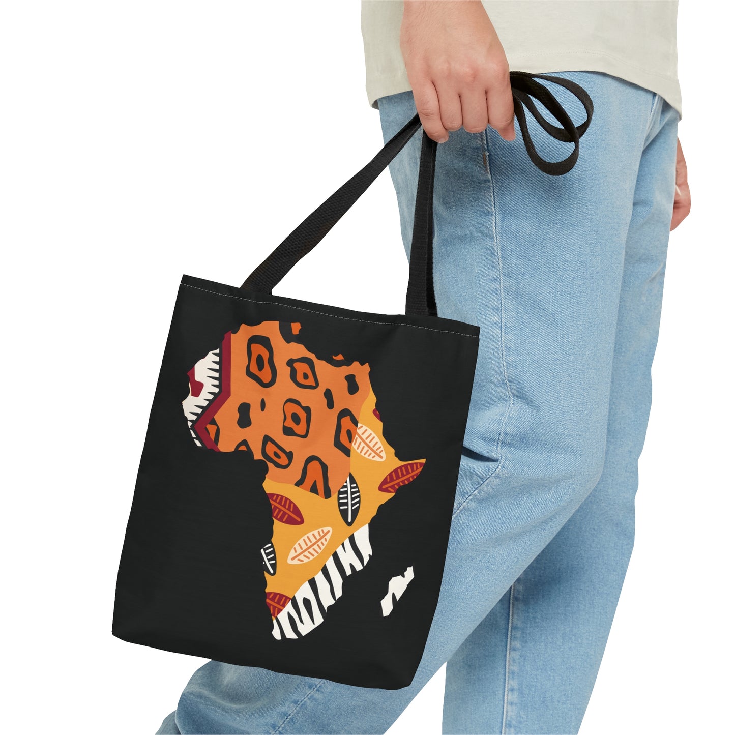 Sahara African Map Tote Bag