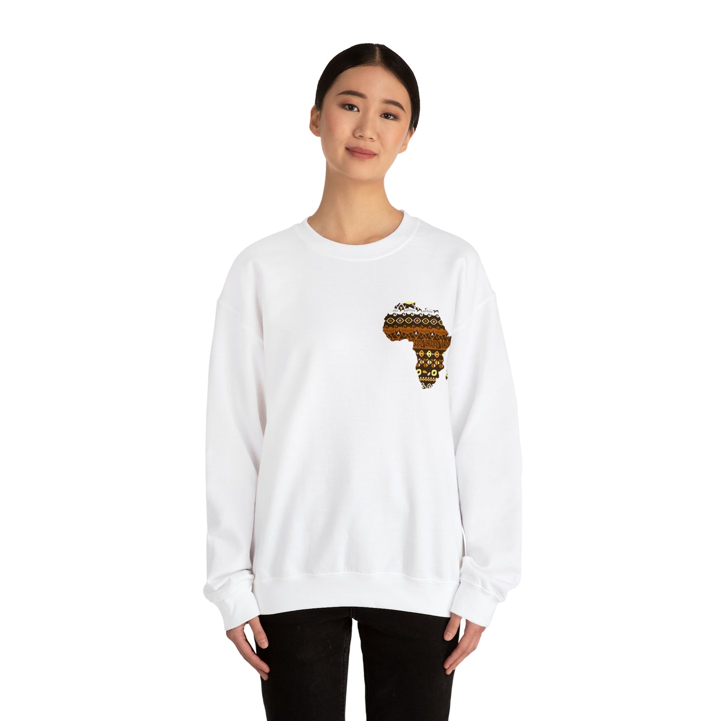 Sahara African Map Crest Unisex Sweatshirt