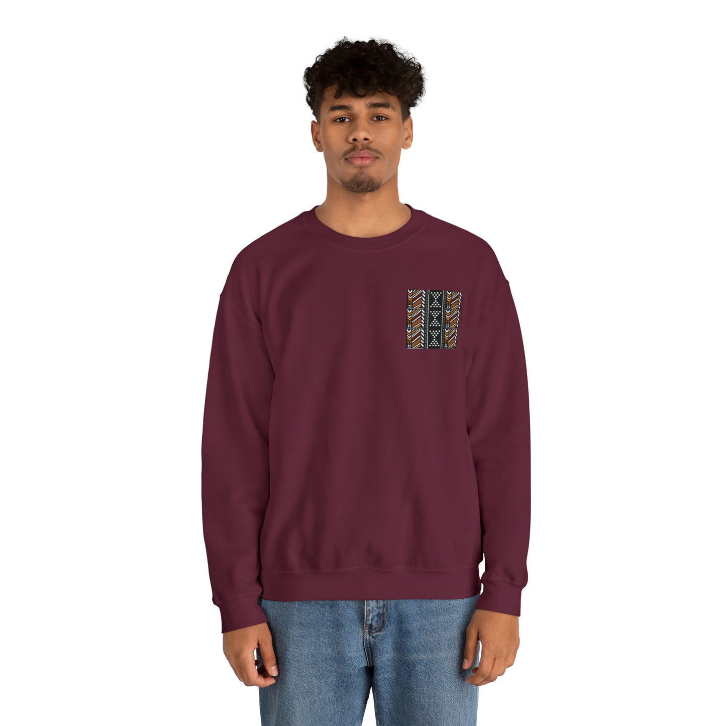 Zuzu African Print Map Unisex Sweatshirt