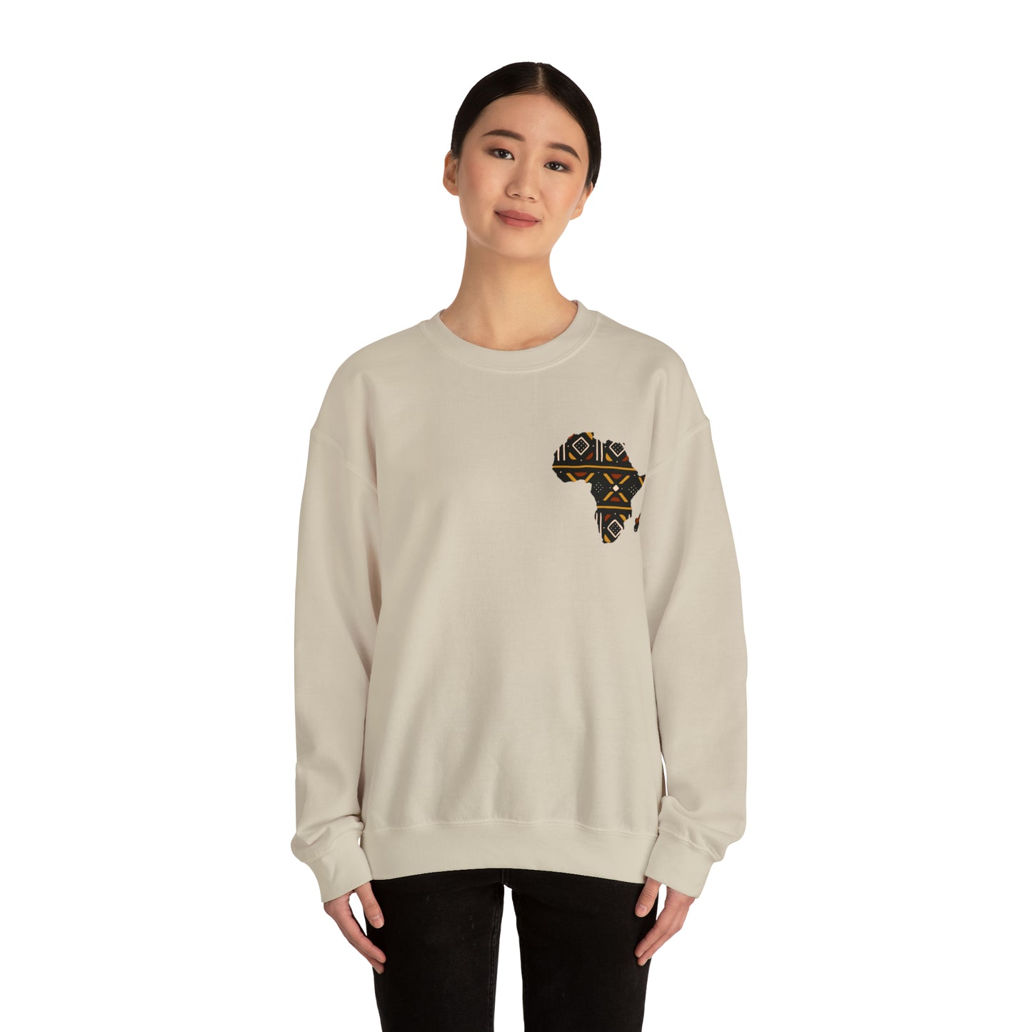 Sahara African Map Crest Unisex Sweatshirt