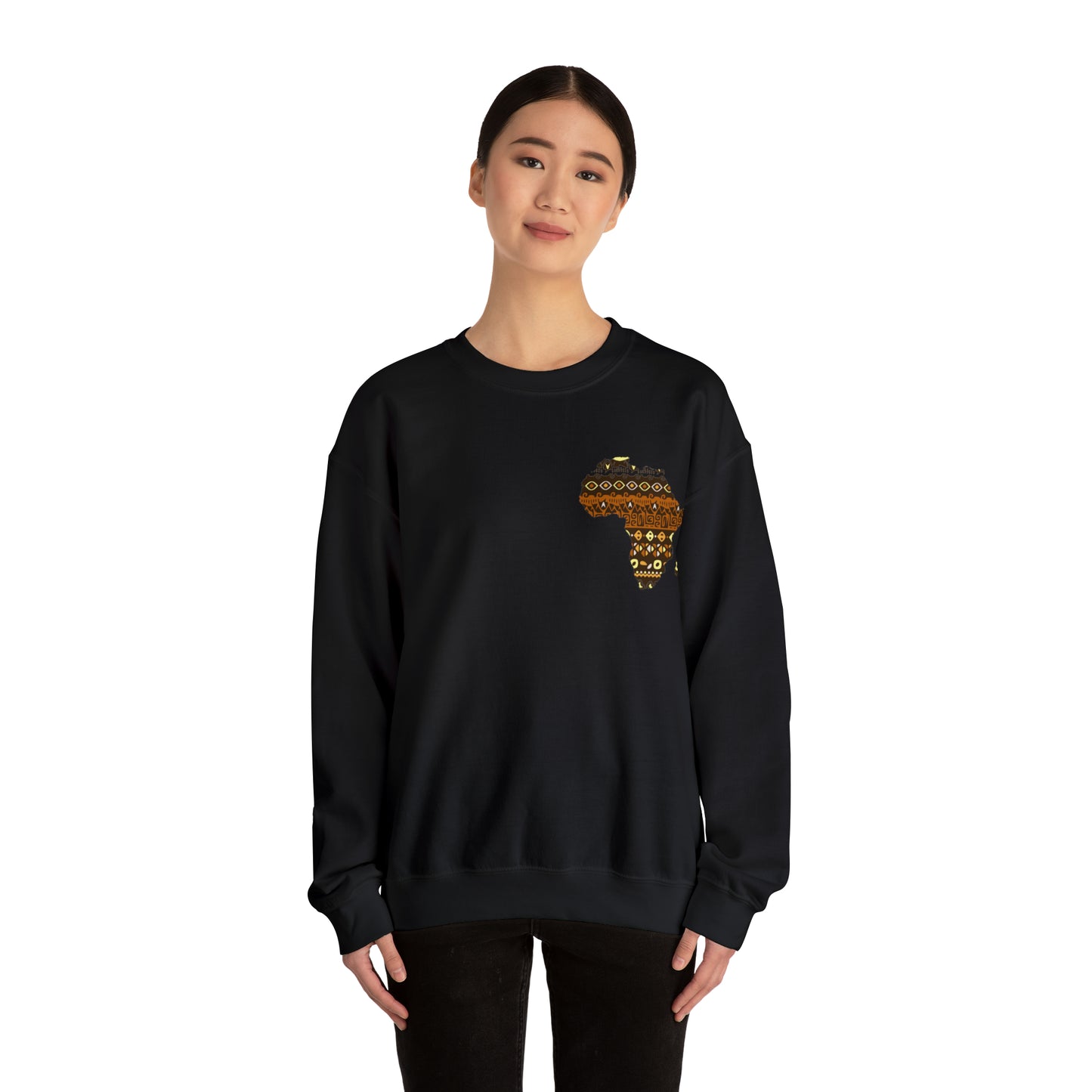 Sahara African Map Crest Unisex Sweatshirt