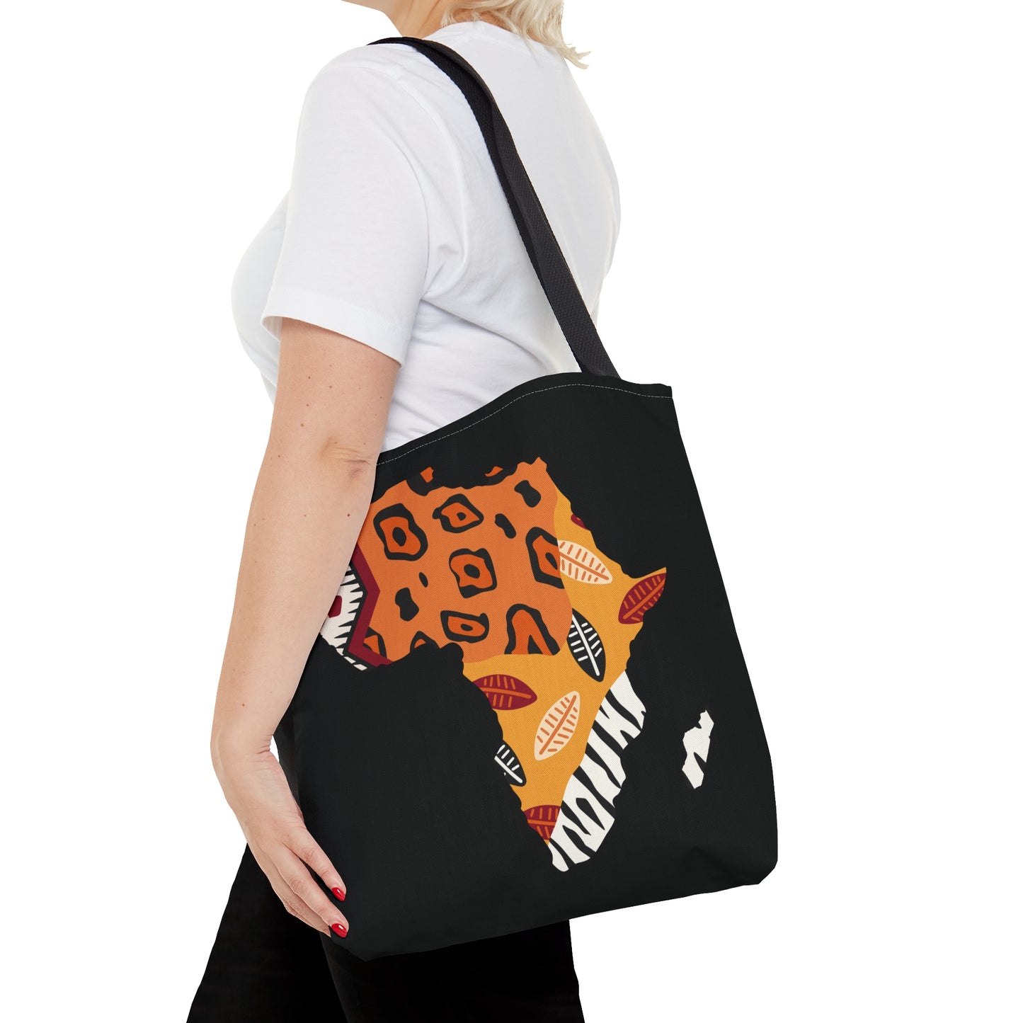Sahara African Map Tote Bag