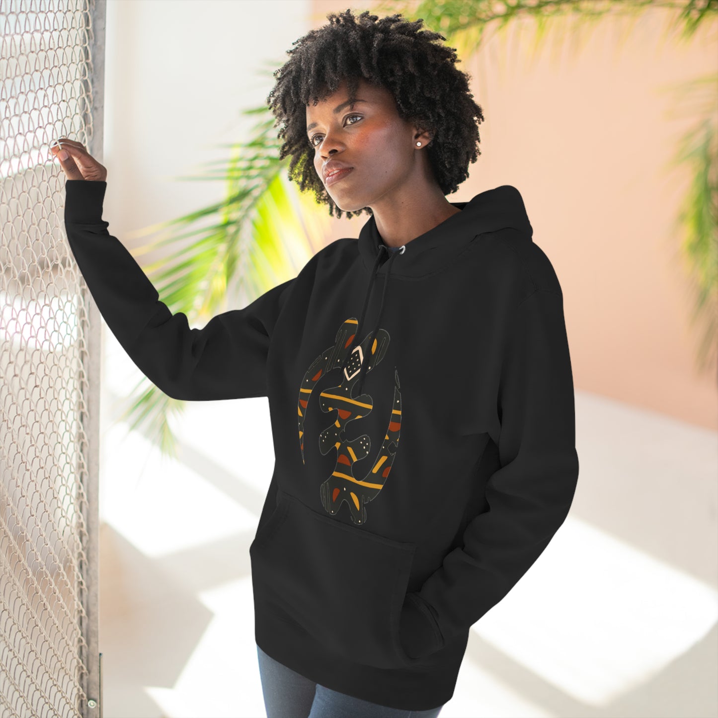 Gye Nyame African Adinkra Symbol Unisex Hoodie