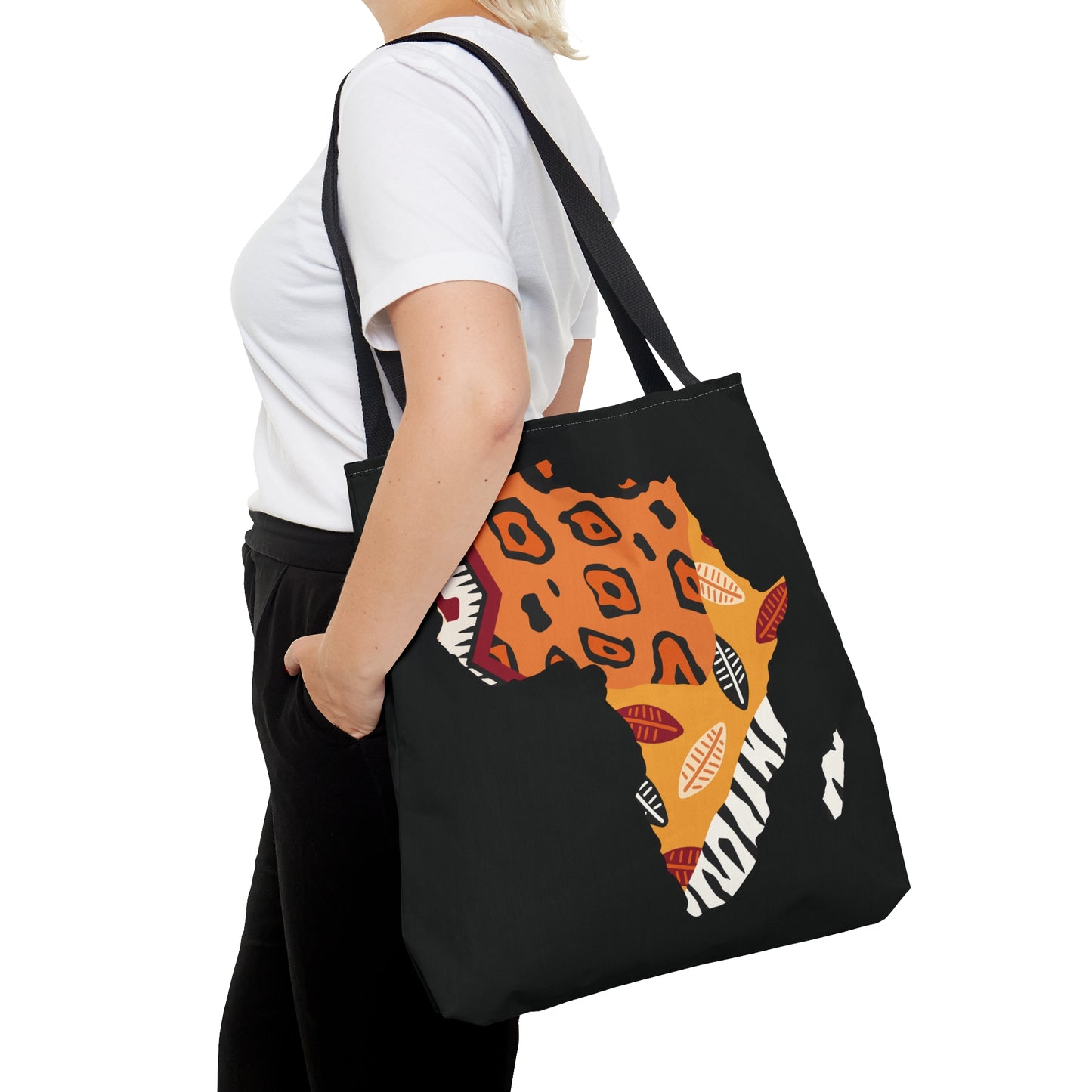 Sahara African Map Tote Bag