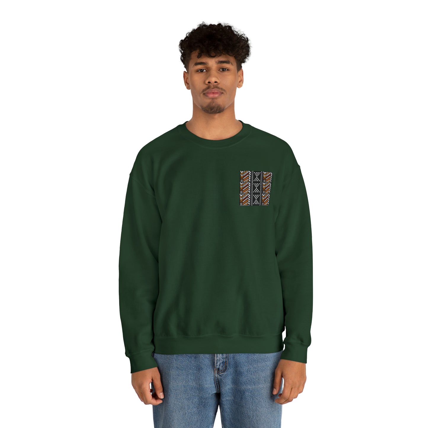 Zuzu African Print Map Unisex Sweatshirt
