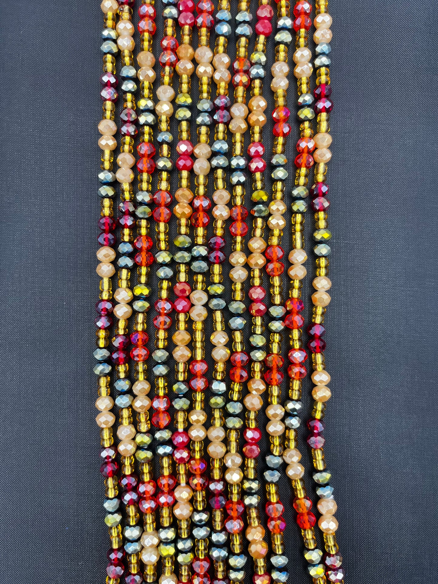 Skittles Thick Tie On Waist Beads