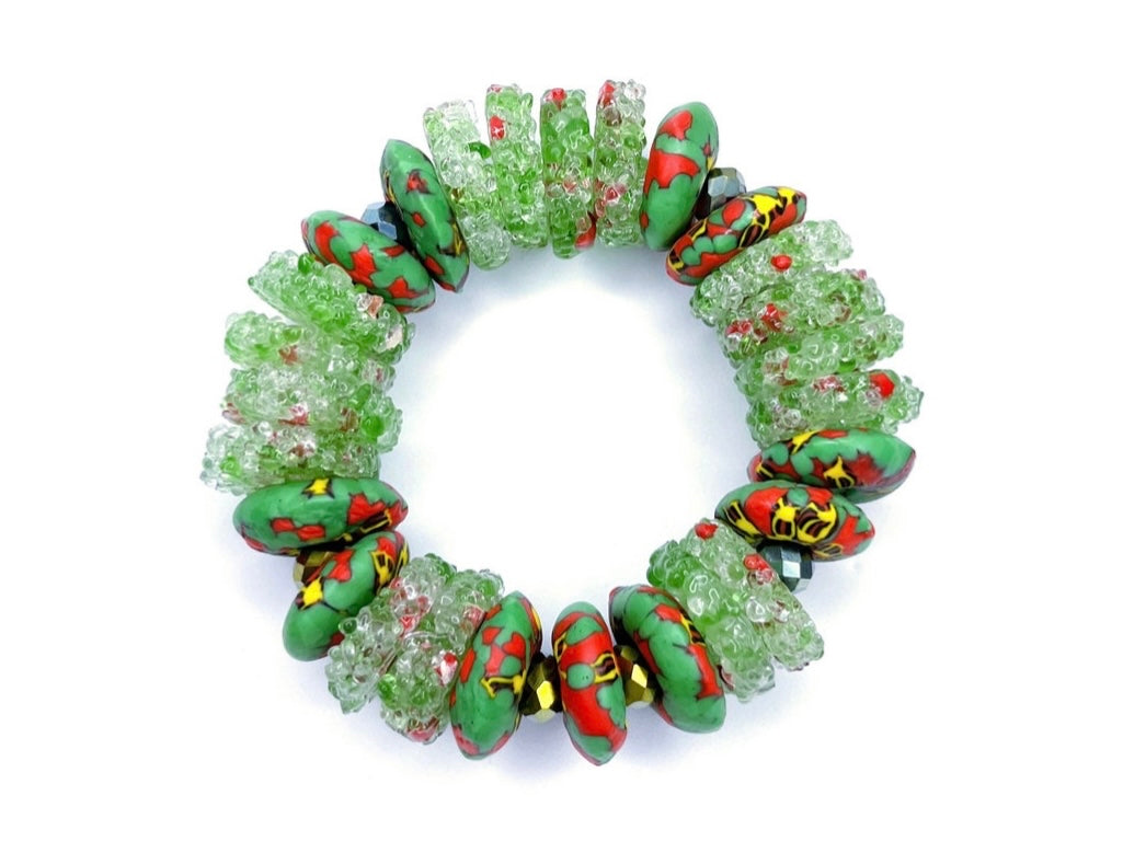 Yilo Krobo Sugar Crust Beads Bracelet
