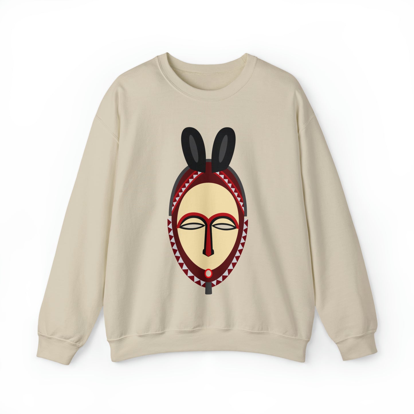 Kinshasa Mask Unisex Sweatshirt