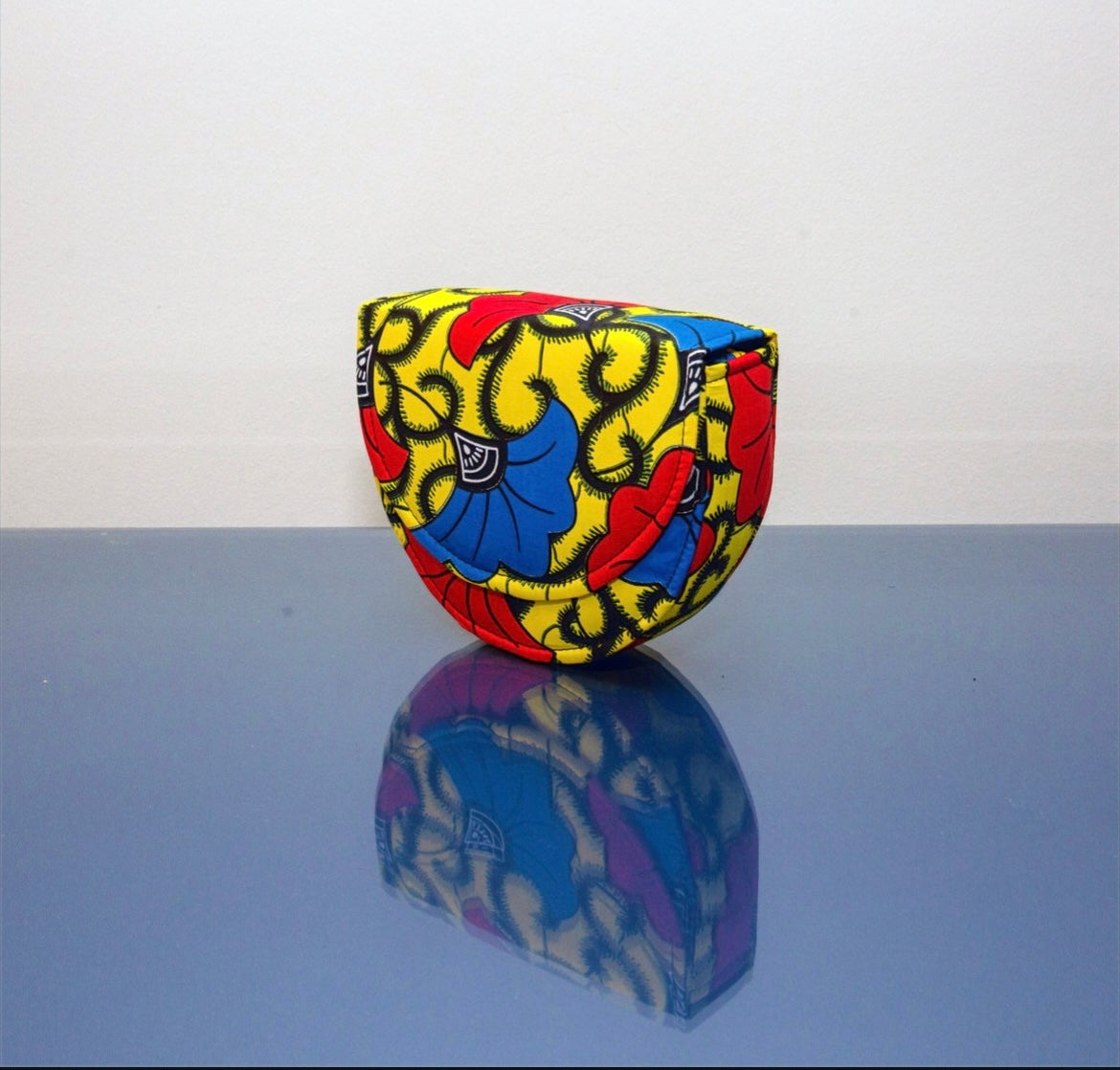 Kaki Sapphire African Print Bag