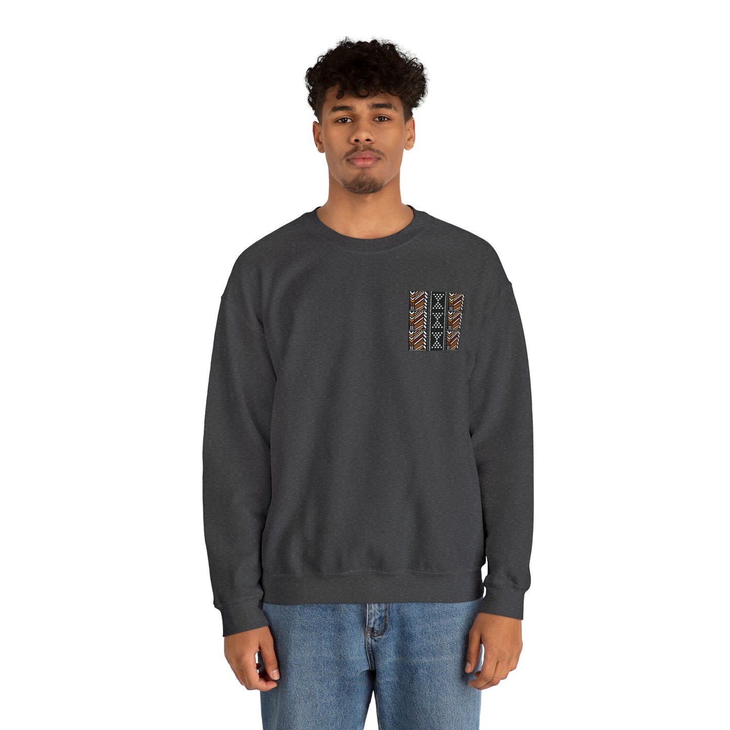 Zuzu African Print Map Unisex Sweatshirt