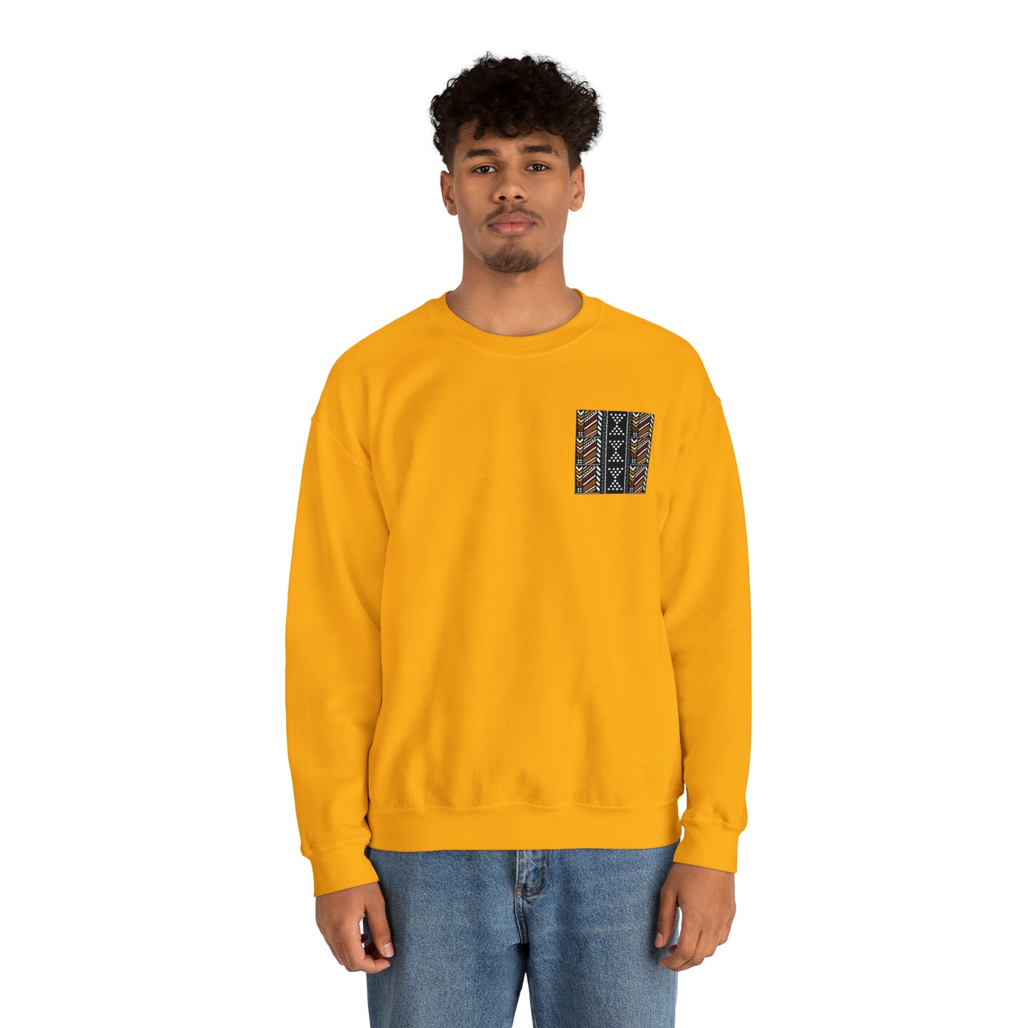 Zuzu African Print Map Unisex Sweatshirt
