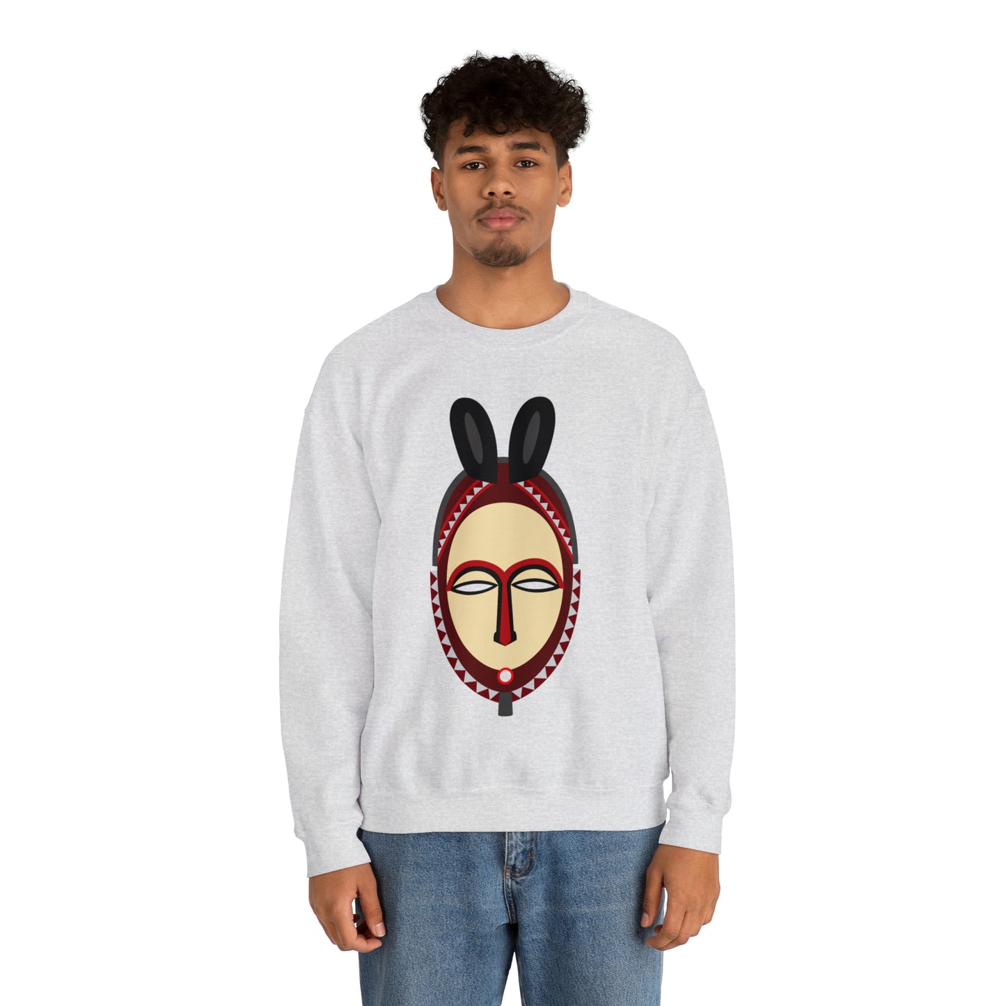 Kinshasa Mask Unisex Sweatshirt