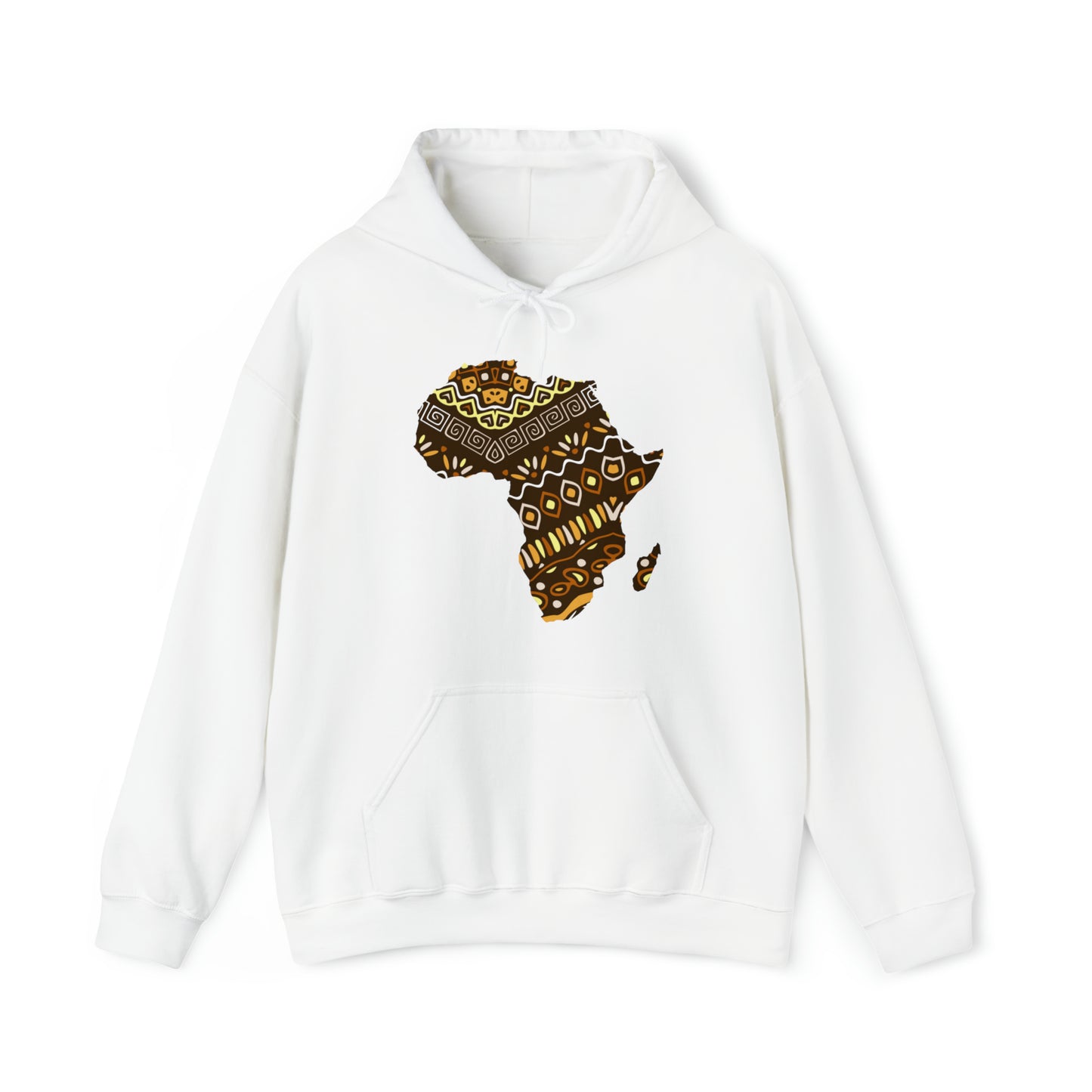 Sahara African Print Map Unisex Hoodie Sweatshirt