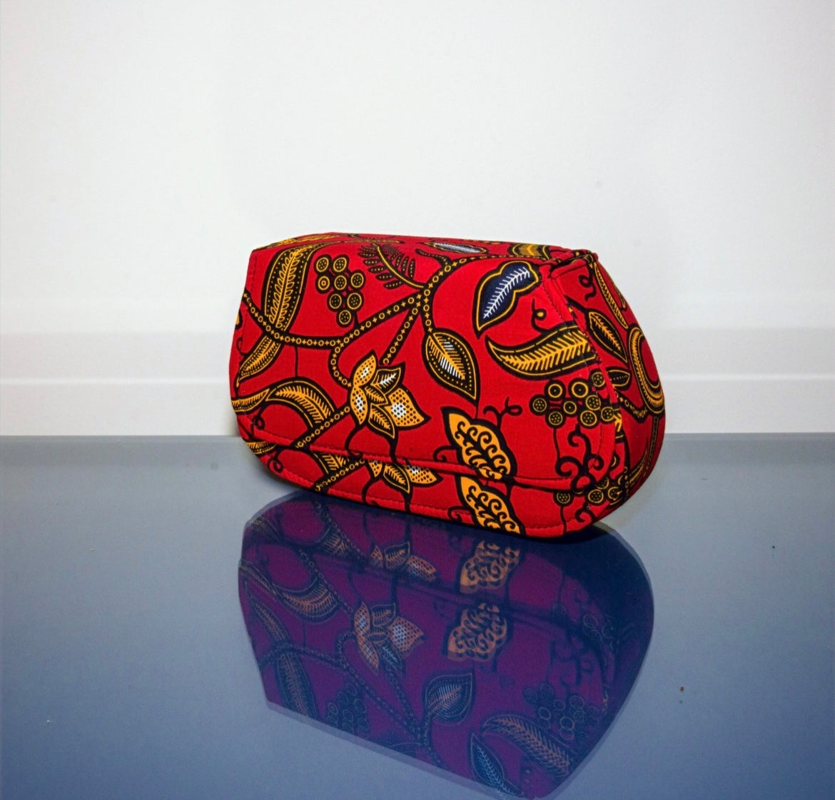 Nasara Crimson African Print Bag