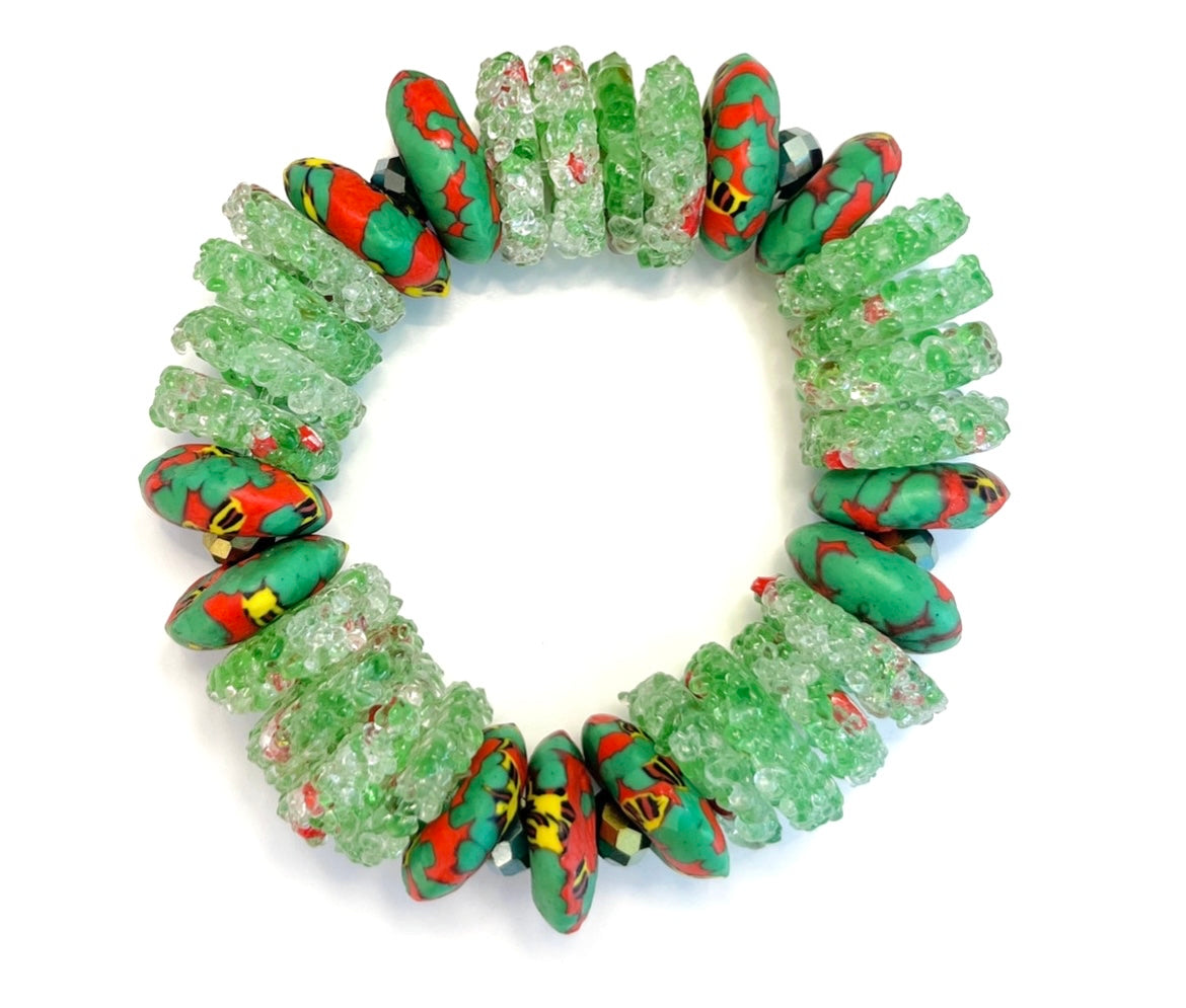 Yilo Krobo Sugar Crust Beads Bracelet