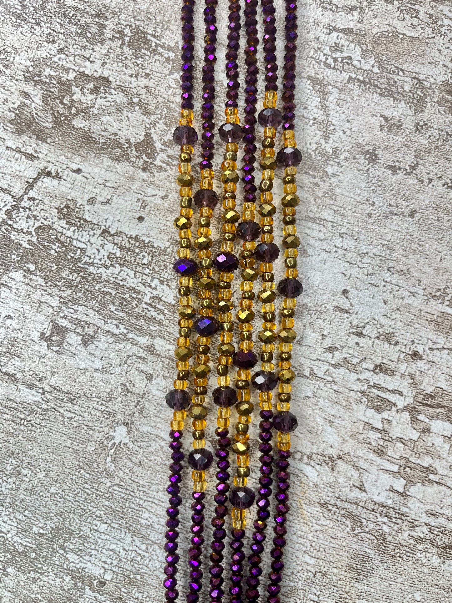 Royalty Crystal Sparkle Lux Clasp Waist Beads