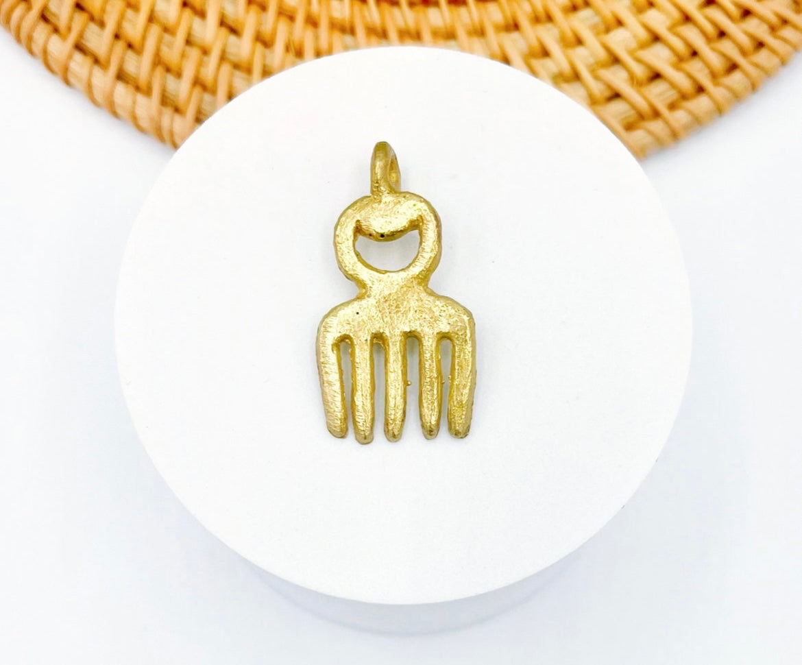 Daufe Adinkra Brass Charm