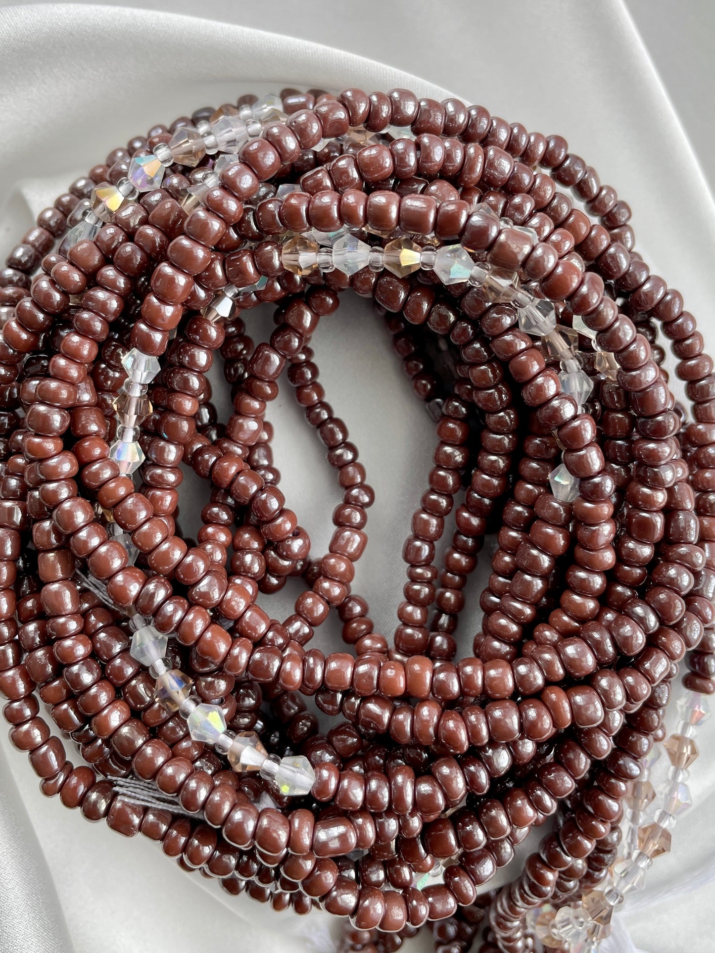 Umber Tie On Waist Beads