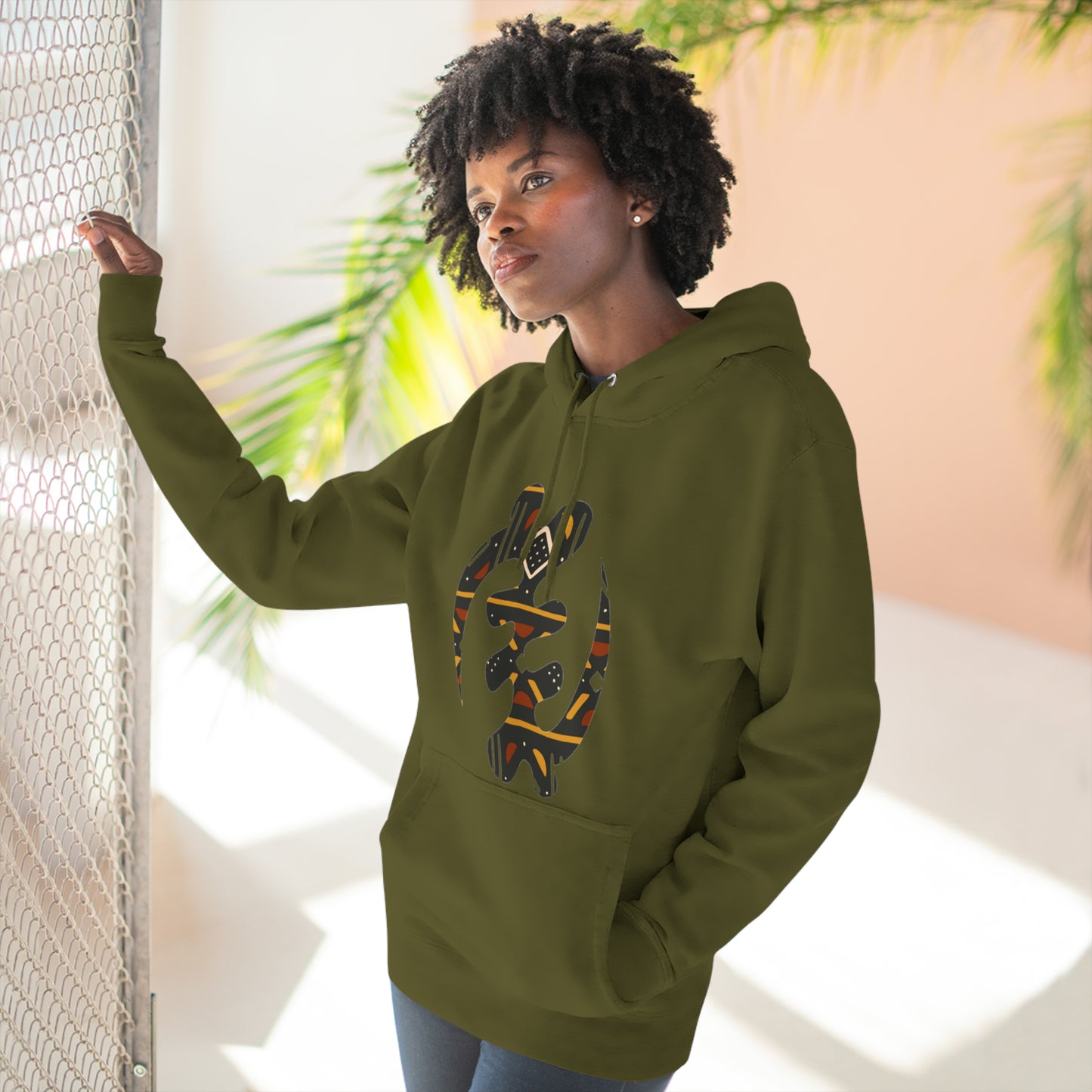 Gye Nyame African Adinkra Symbol Unisex Hoodie