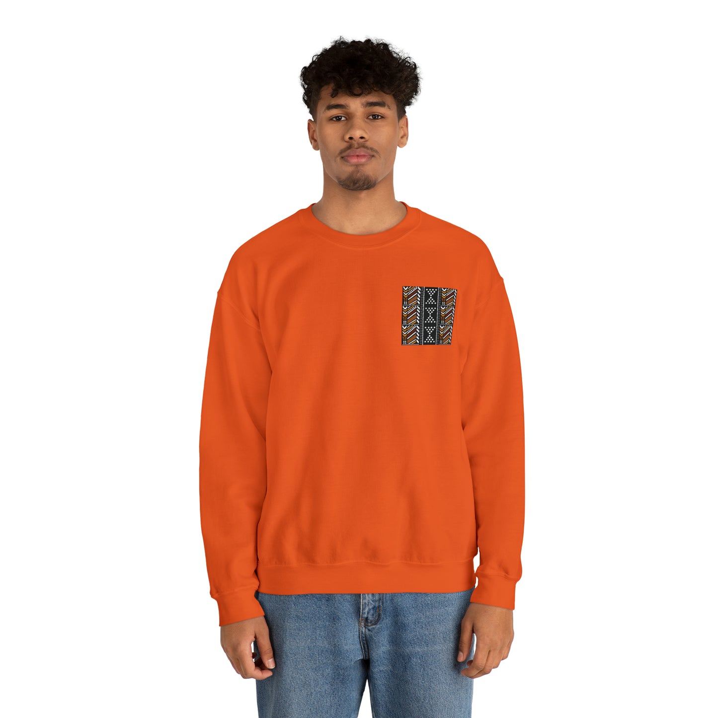 Zuzu African Print Map Unisex Sweatshirt