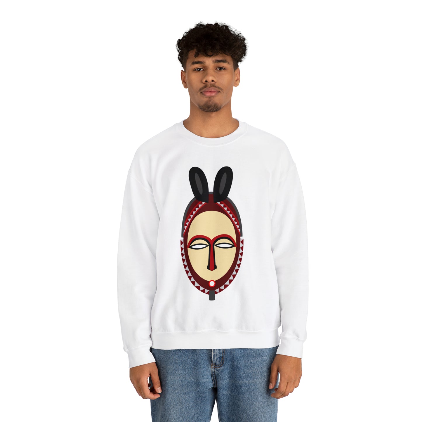 Kinshasa Mask Unisex Sweatshirt