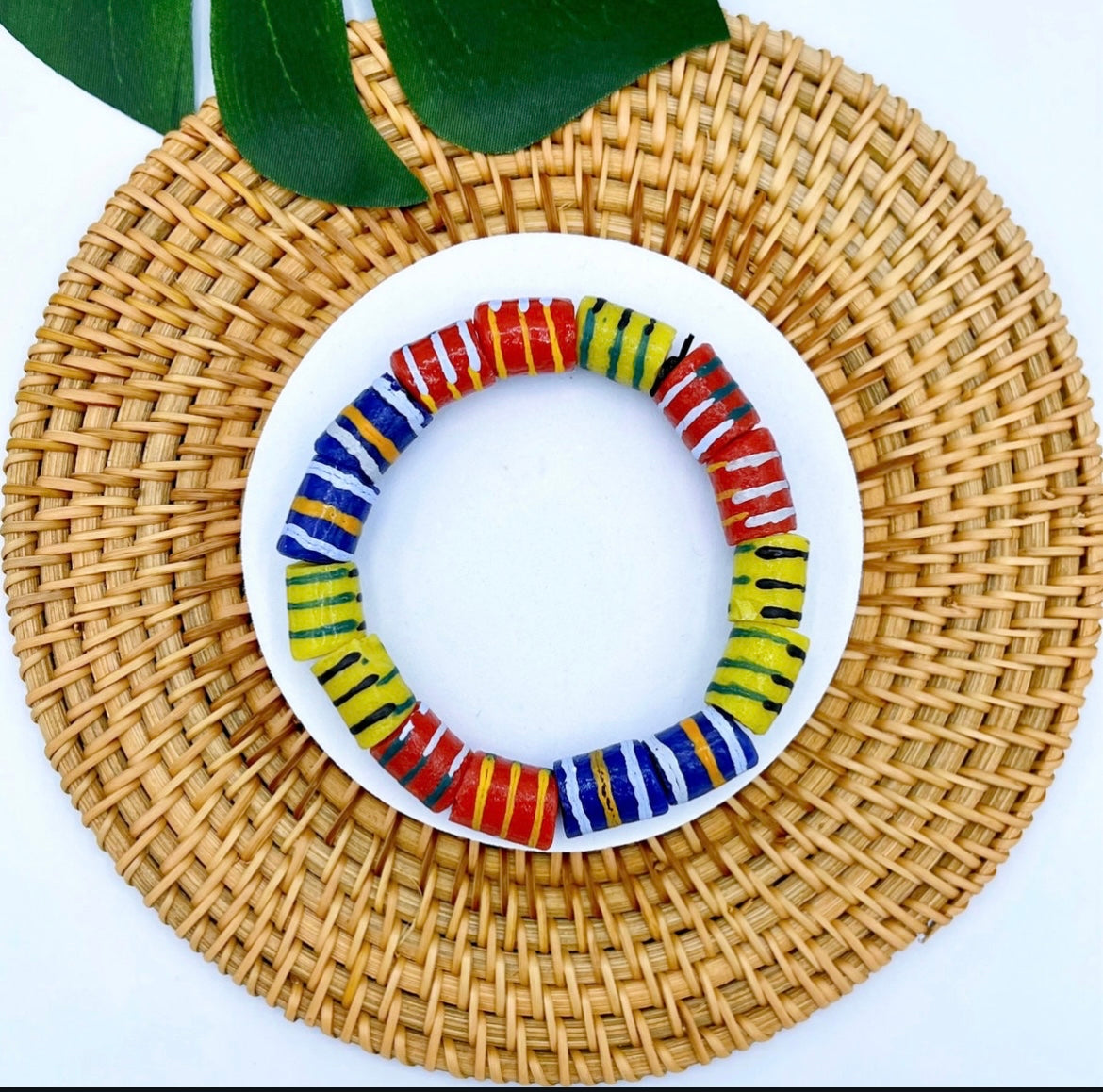 Afi Krobo Trade Beads Bracelet