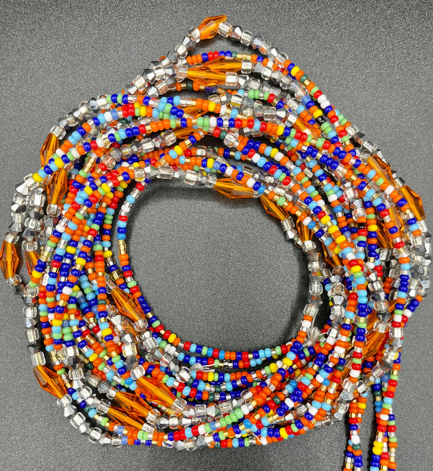 Iris Tie On Waist Beads