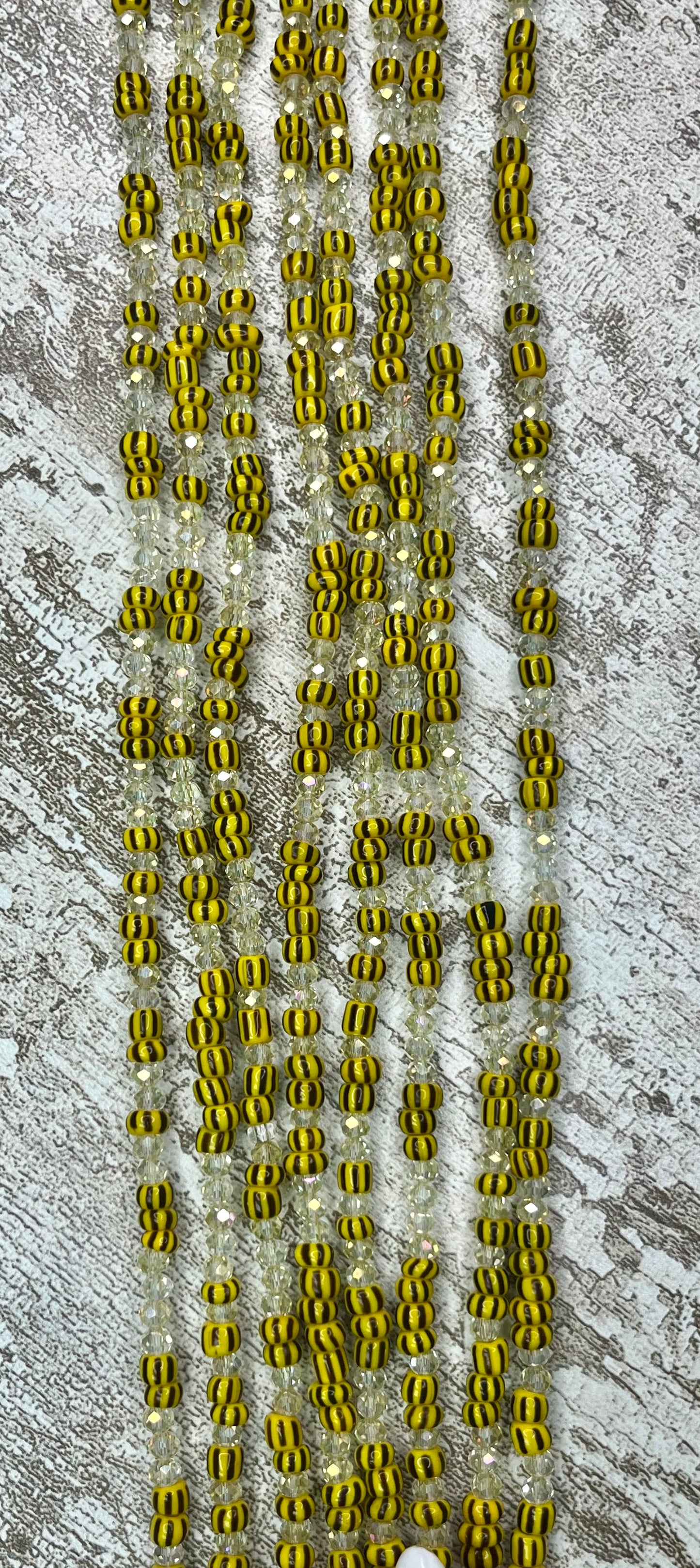 Sunset Crystal Clasp Waist Beads