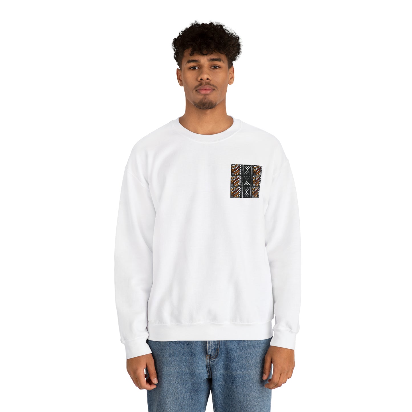 Zuzu African Print Map Unisex Sweatshirt