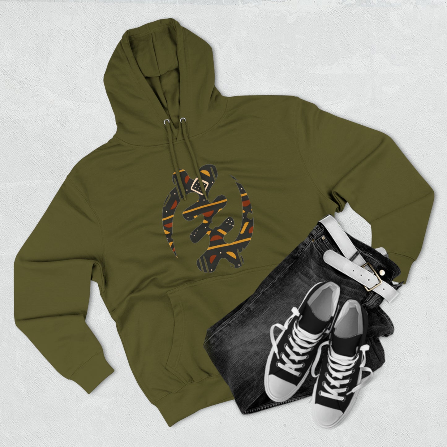 Gye Nyame African Adinkra Symbol Unisex Hoodie
