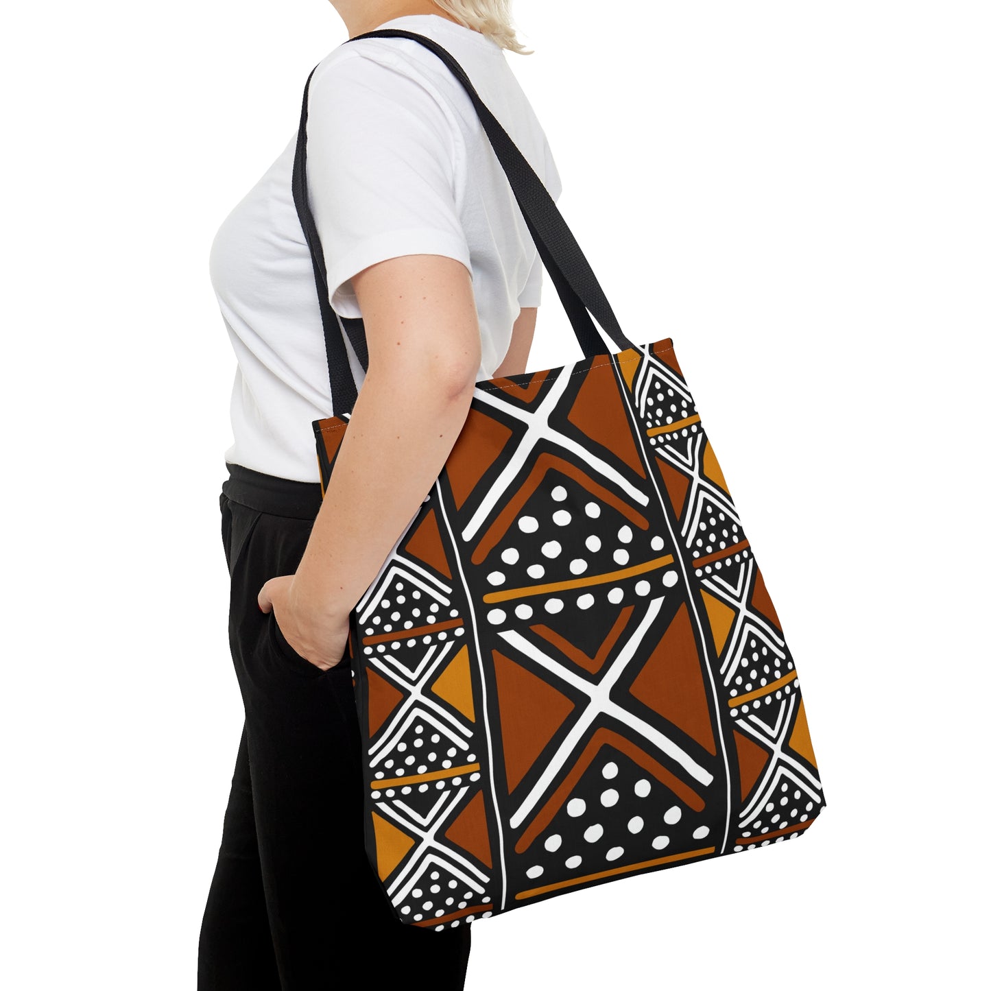 Bami Mud Cloth Print Tote Bag