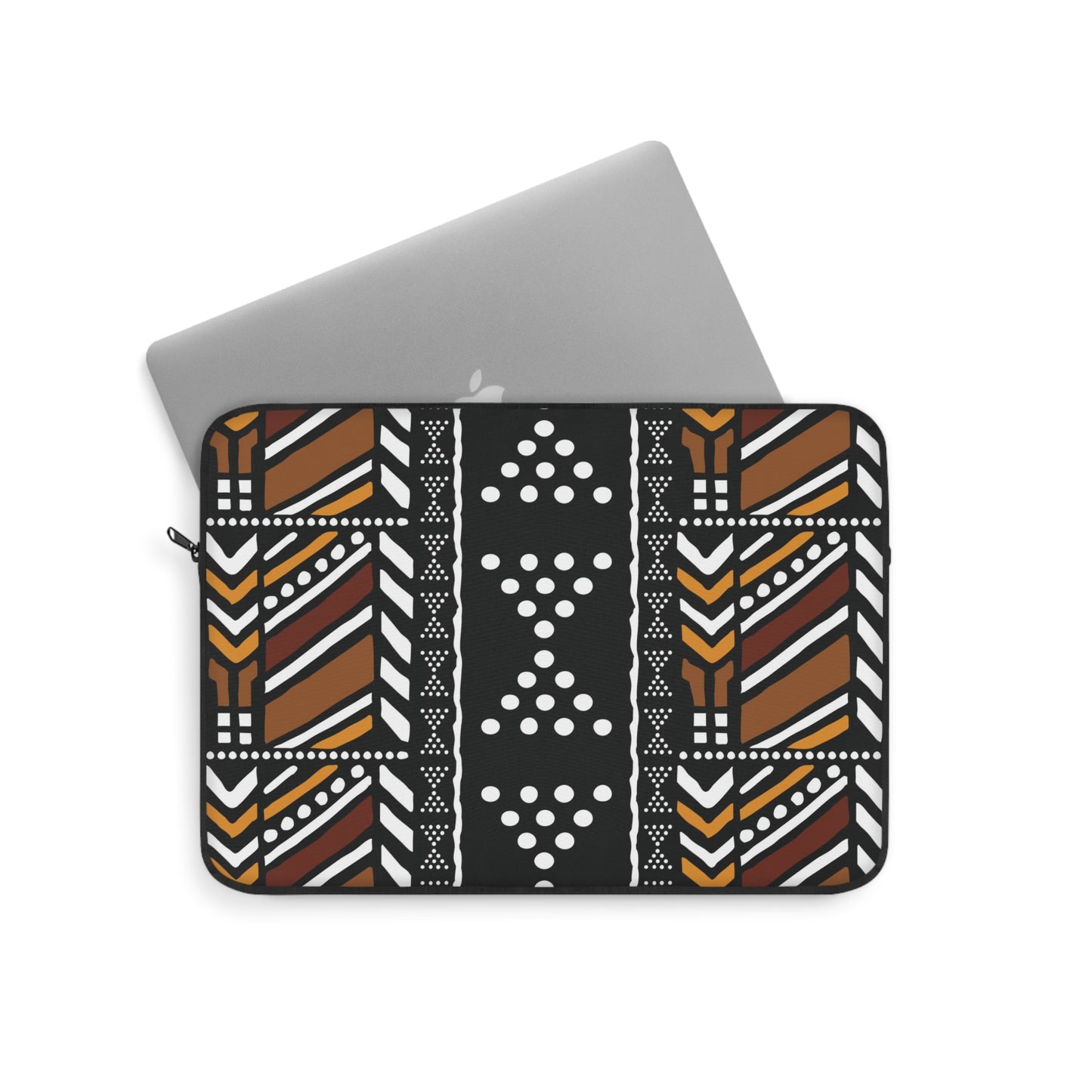 Kumba Mud Cloth Print Laptop Sleeve Bag