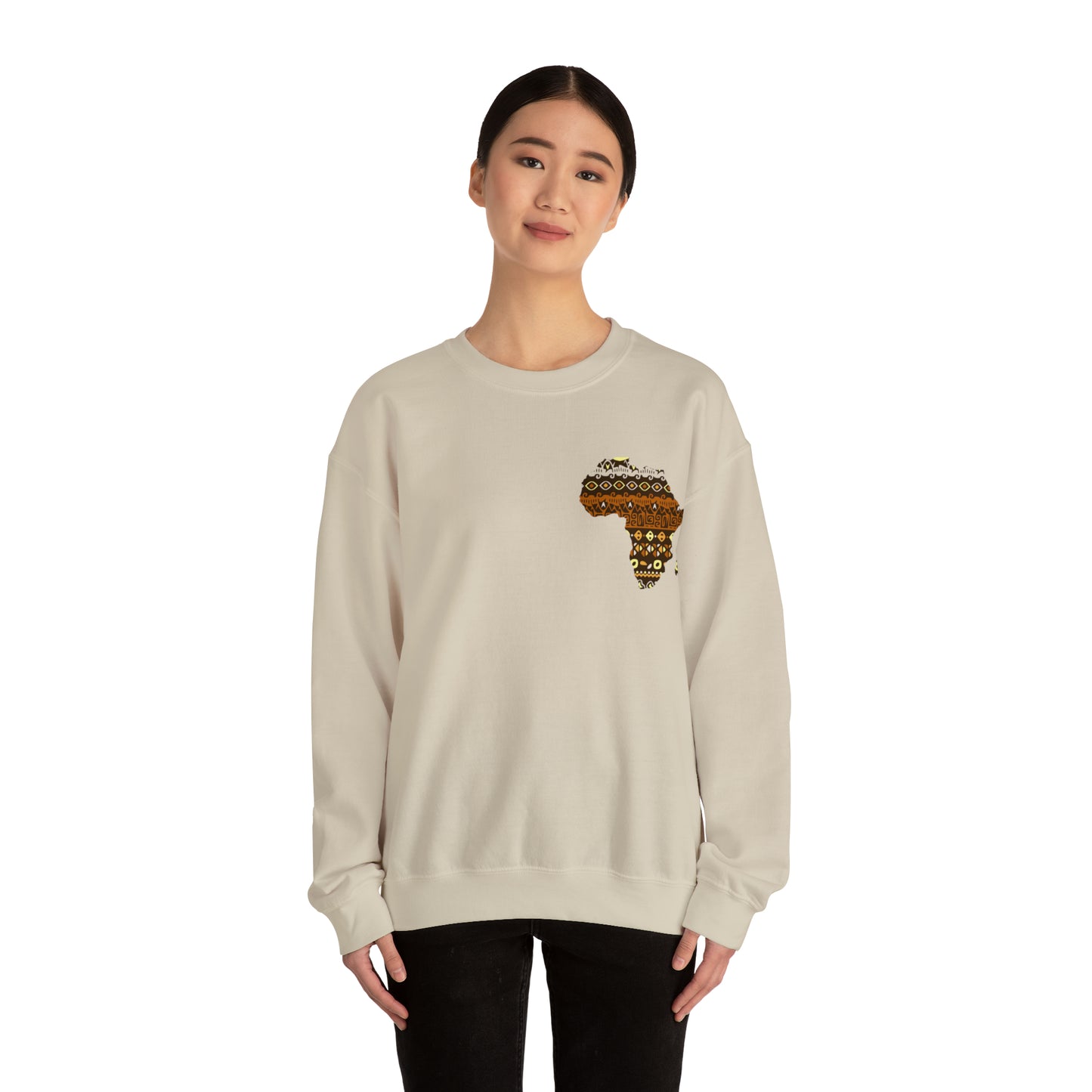 Sahara African Map Crest Unisex Sweatshirt