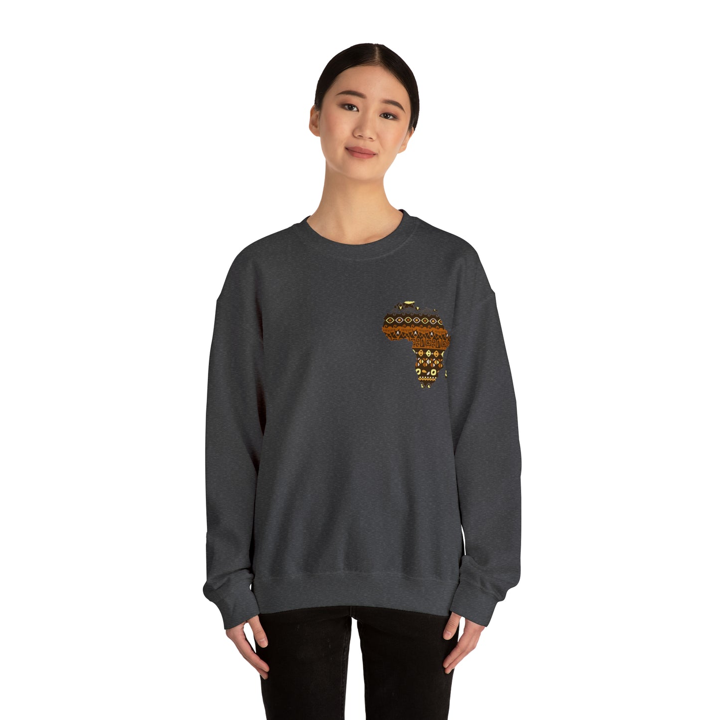 Sahara African Map Crest Unisex Sweatshirt