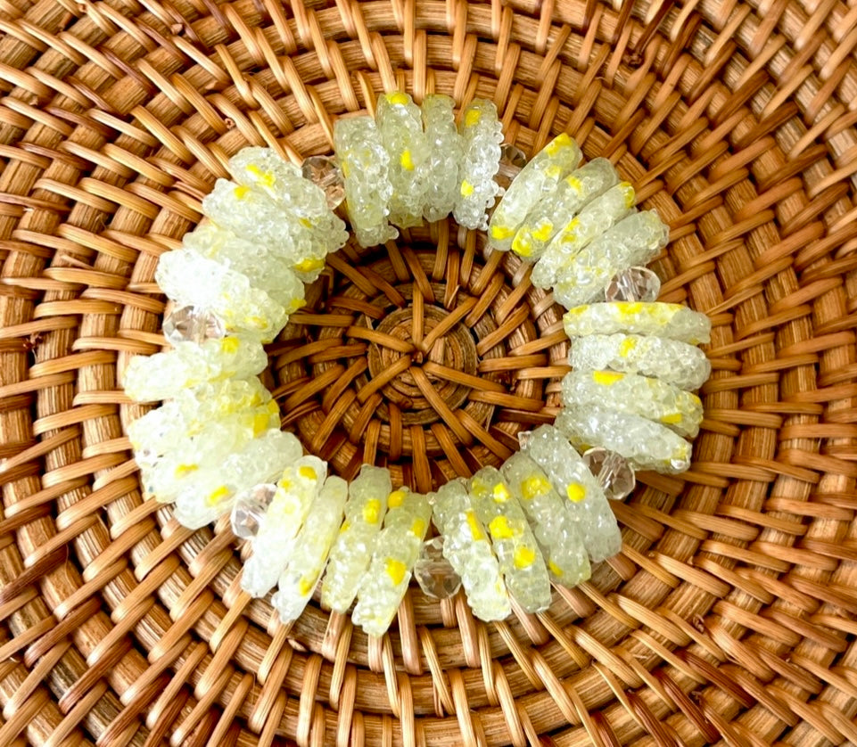 Manye Krobo Sugar Crust Glass Beads Bracelet