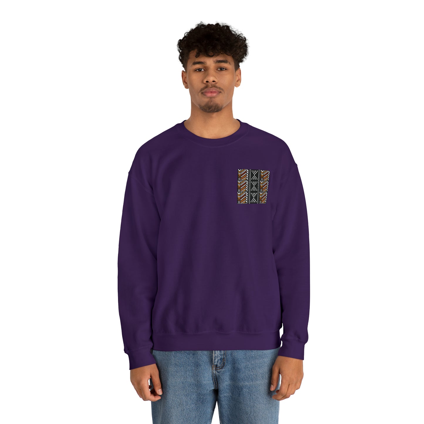 Zuzu African Print Map Unisex Sweatshirt