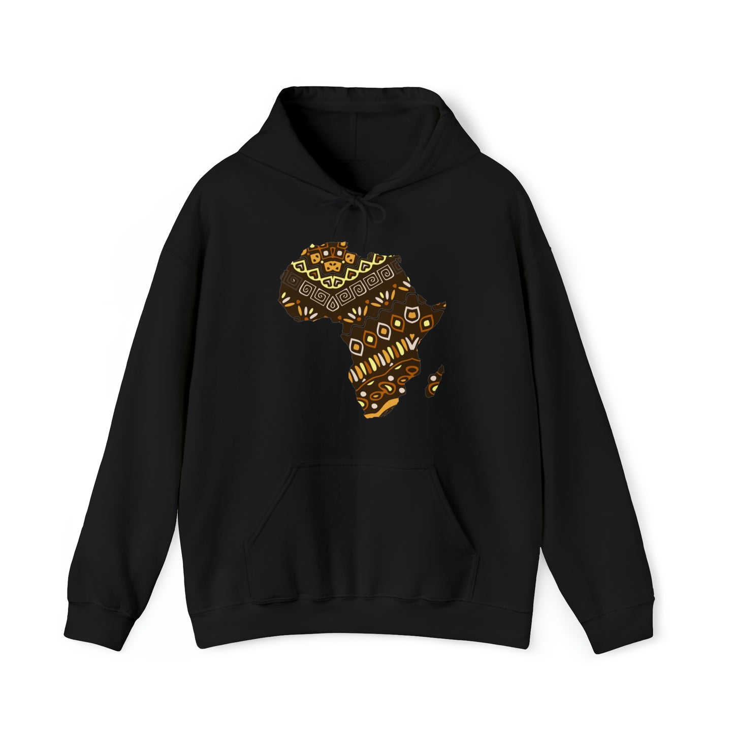 Sahara African Print Map Unisex Hoodie Sweatshirt