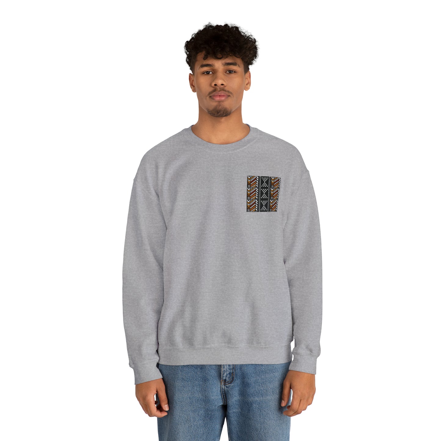 Zuzu African Print Map Unisex Sweatshirt