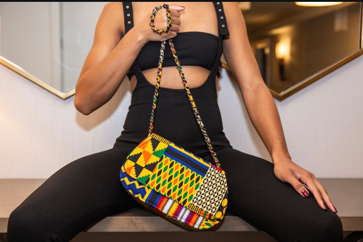 Nasara Kente African Print Bag