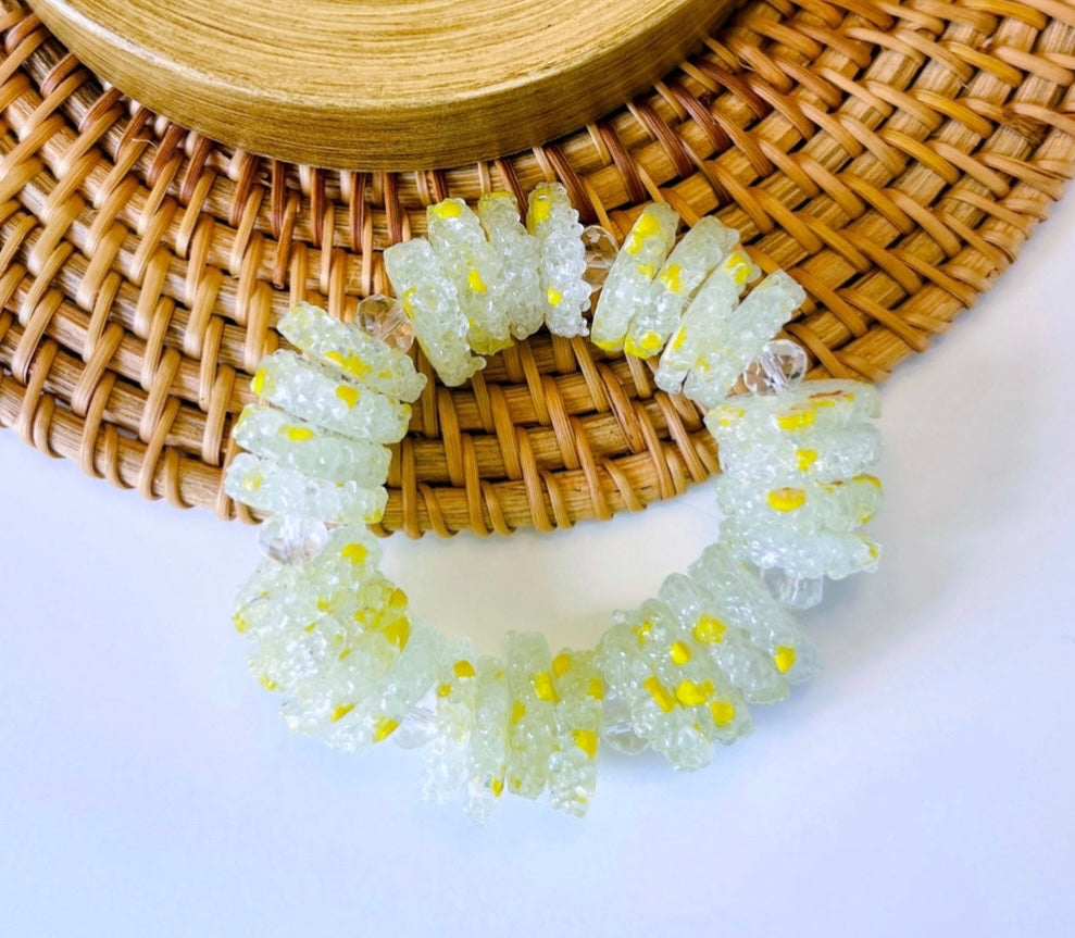 Manye Krobo Sugar Crust Glass Beads Bracelet