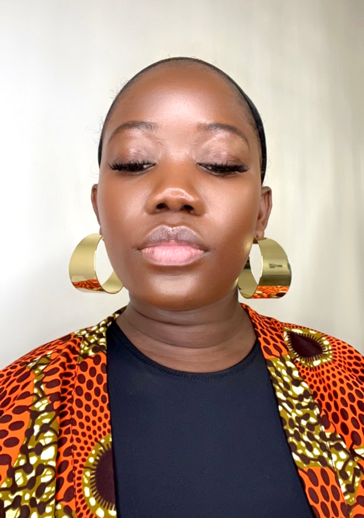 Chunky Gold Hoop Earrings